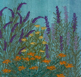 Butterfly Birch and Larkspur